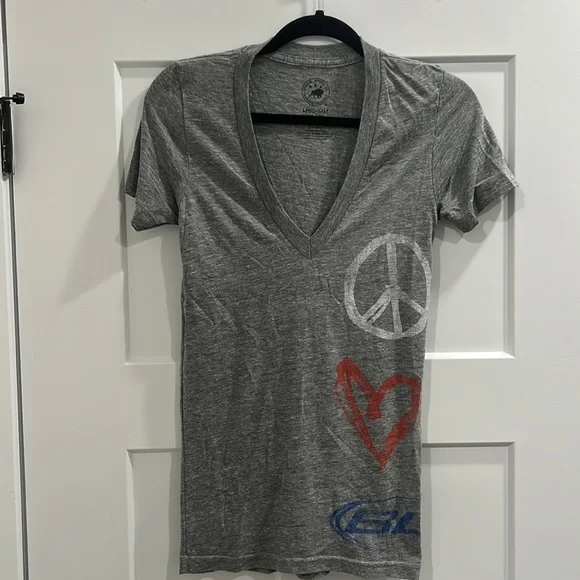 Sportide Apparel v neck Bud Light shirt - Picture 1 of 3